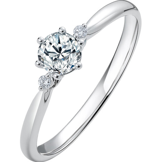 Saturday Fortune Diamond Ring Female Proposal W0210444 32 minutes in total, about 30 minutes I-J/SI main diamond No. 11 New Year’s birthday gift