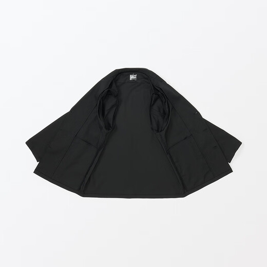 无印良品 MUJI 男式 夹克 长袖 男士外套男款春秋 西装小西服AC1W3A4S 黑色 XL(180/104A)
