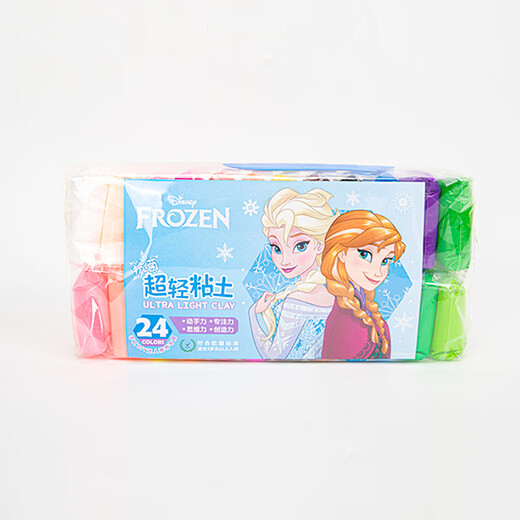 
Dile Disney genuine 24 color children's ultra-light clay environmentally friendly antibacterial and non-toxic color mud plasticine clay clay DIY handmade mold pack non-stick hand BXC1002 Frozen