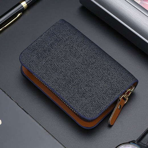 
Yingni Key Bag and Wallet Integrated Three-in-One 2024 Men's Real Leather Business Multifunction Zero Retro Cowhide New Korean Version Cowhide Cowhide Smart Black