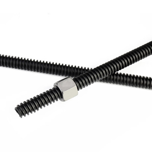 Jinchao screw T-shaped screw coarse thread Trm12m100 screw square buckle coarse thread screw coarse thread orthodontic T16*4*1 meter free 6 hexagonal nuts