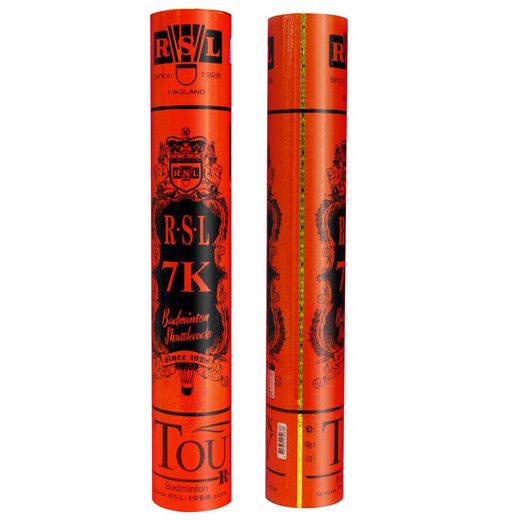 Asia Lion (RSL) badminton training competition stable and durable RSL7K No. 77 speed duck feathers 12 pieces/barrel