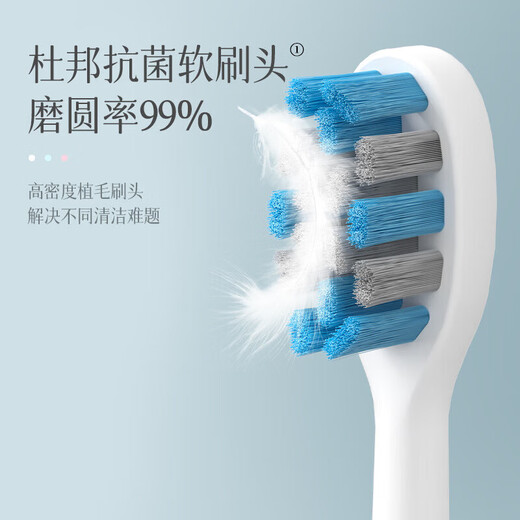 KONKA electric toothbrush sonic electric soft bristle rechargeable toothbrush household magnetic levitation adult and children electric toothbrush soft mist blue gift box with 8 DuPont antibacterial soft brush heads