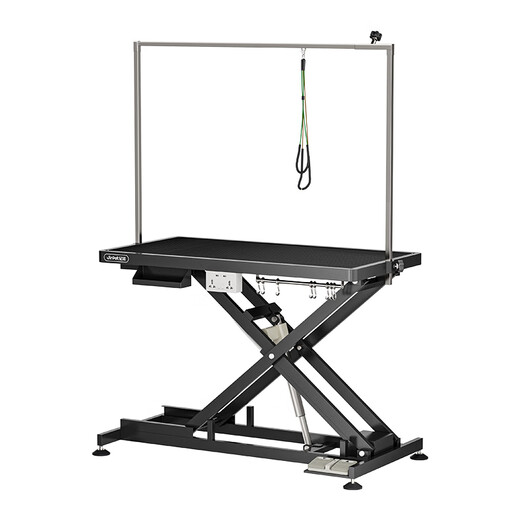 Jirpet pet grooming table dog and cat grooming table electric lifting bath holder blowing table table folding 007J high version