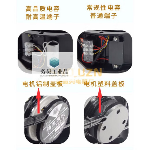 200fzy6/8-s iron blade axial flow fan 220v85w high temperature resistant 22580 cabinet electrical box exhaust fan 380v supporting 805 filter set (5 pieces 60 yuan