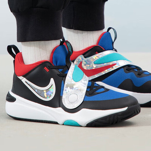 耐克（Nike）篮球鞋女鞋夏季新款大童鞋轻便缓震运动鞋实战训练舒适透气休闲鞋 FJ1390-001 40 (250)