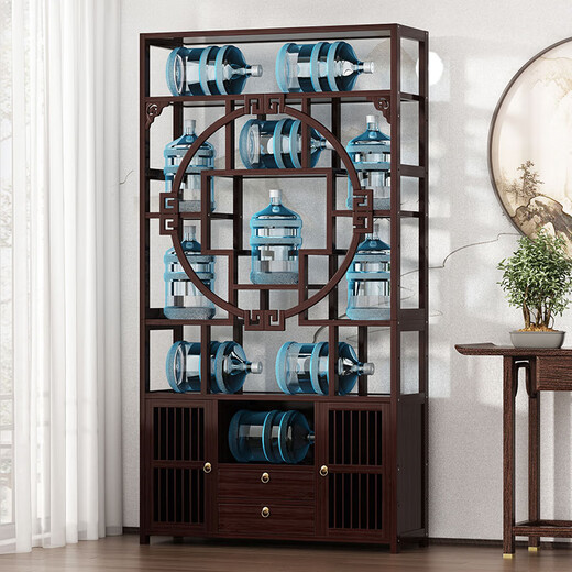 Craftsman's Heart Bogu Estante de Madera Maciza Nueva estantería China Duobaoge Estante de partición de Oficina Té Sala de té Vitrina 06 Estilo Regular 55 Largo Engrosado