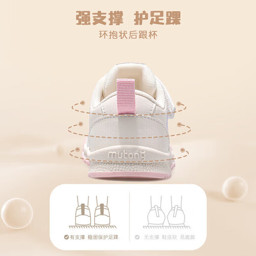 
Shepherd boys toddlers spring and autumn children's shoes for boys' functional soft-soled baby bread shoes leather noodles baby shoes cherry blossom powder 26