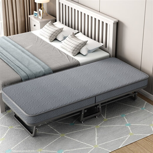 Mobili importiertes Qualitätshotel mit zusätzlichem Bett klappbarer Einzelbett für Haus Mittagspause Einfaches Doppelbett Temporäres Pflegebett 9 cm verdickte Schwammmodell breit 100
