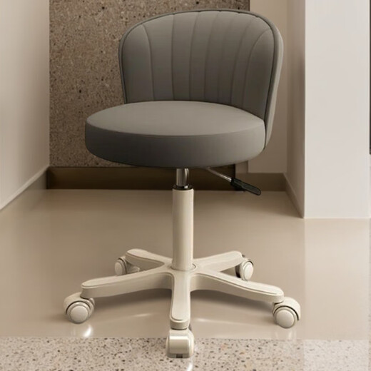 
Churong pulley bar chair bar chair beauty salon round stool barber shop hair salon manicure lift rotating chair grey BY672