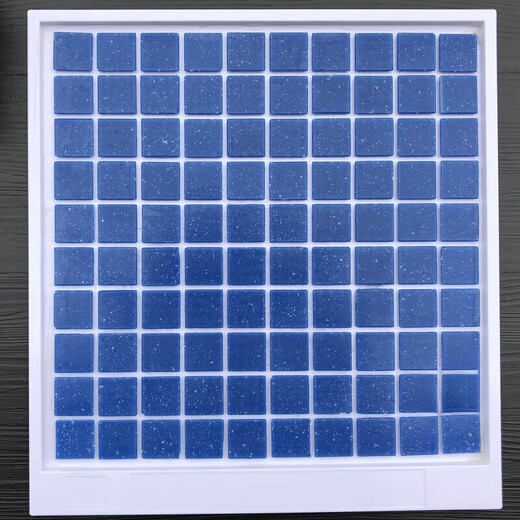 
Huaxin Shuo swimming pool mosaic tiles blue glass pool fish pond bath pool outdoor anti-slip anti-freeze floor tiles 2 cm large specifications lake light water color 3271 square meters