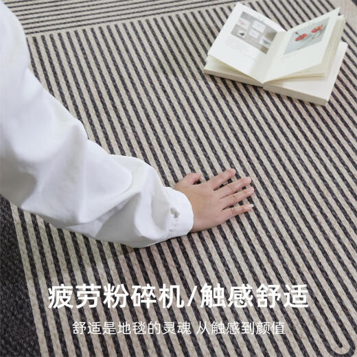 地毯客厅2024免洗可擦卧室床边毯轻奢感加厚防水沙发地垫 星涧15657 140cm*200cm升级三防款易打理