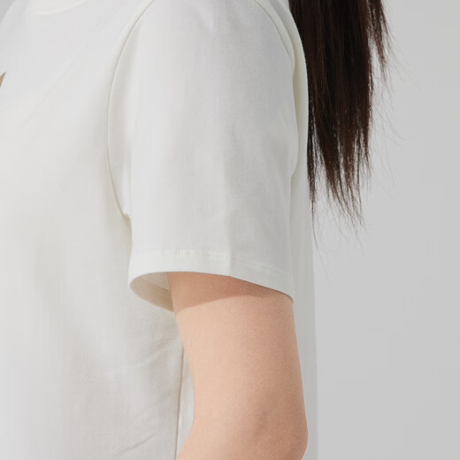 阿迪达斯 （adidas）女装运动套装25夏新款舒适透气简约短袖T恤梭织运动长裤 两件套 JM8803+JZ2174 L
