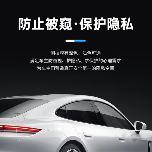Llumar car film, new energy car glass film, full car film, solar film, insulation film, window film, car film, sun protection and explosion-proof film package construction, international brand Changling 80+30 light color, general car SUV