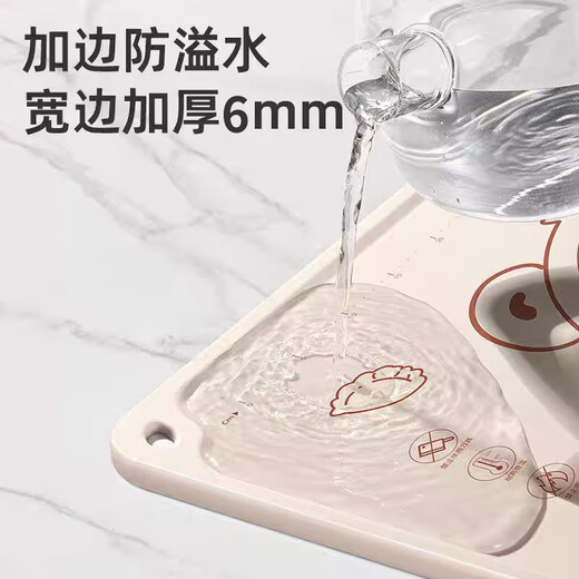 Jingyan Silicone Kneading Mat Kitchen Rolling Noodles Food Grade Pasta Pastry Panel Chopping Board Baking Bag Dumpling Mat Thickened Thick Model Comes with Slicing Knife and Rolling Pin 65*45c