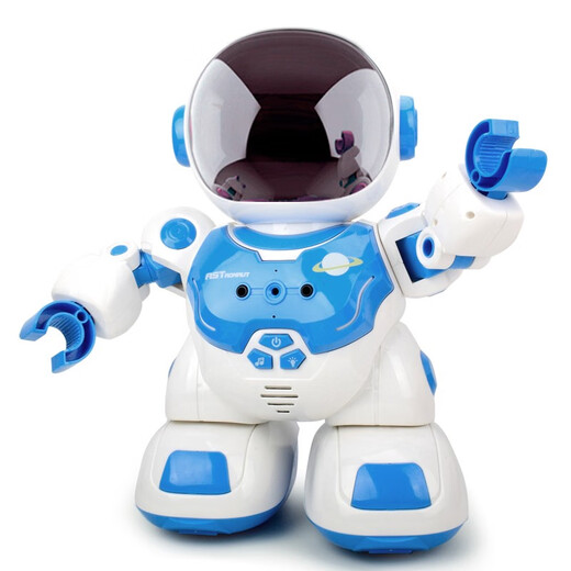 Shang Xiaobais großer intelligenter Fernbedienungs -Kontroll -Roboterspielzeug Astronaut Luban Nr. 7 männlich und Mädchen 6 Jahre alt 5 Programmierung Dance Blue Direct Lading