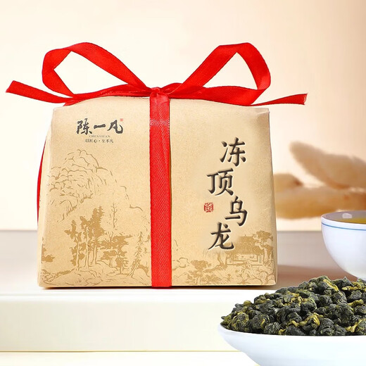 Chen Yifan gefrorener Oolong-Tee Strong Geschmack Taiwan High Mountain Tee Taiwanese Oolong Papierverpackung 300 g Geschenk zum Selbstverbrauch