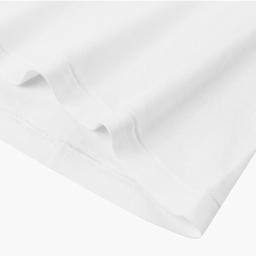 宜而爽100%纯棉背心男士罗纹修身40支全棉内衣打底衫老头衫男2件装  白色X2 3XL (185/110)