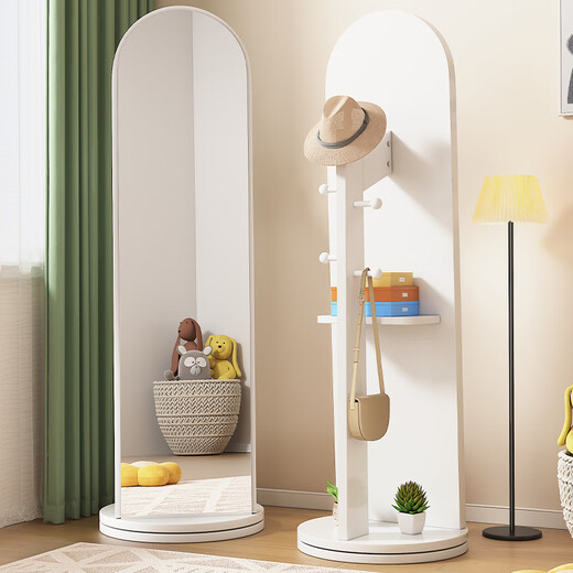 Chibalun-Dressing Spiegel Ganzkörper Spiegel Home Schlafzimmer schlafzimmer raumhohe Spiegel Multifunktionaler kleiderhingender rotierender Spiegelspiegel Spiegel