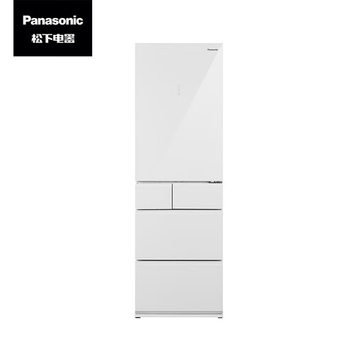 Panasonic refrigerator 387 liters ultra-thin built-in multi-door refrigerator 60cm air-cooled and frost-free Nanoyi smart WIFI automatic ice making household refrigerator NR-EE40TXB-W