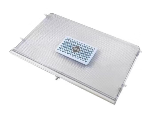 CLCEY适用海尔冰箱保鲜抽屉盖子BCD-405WDGQU1/BCD-415WDVC塑料隔板 全 6627B长56宽34无蓝色不带塞子