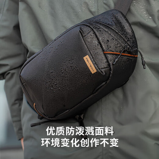PGYTECH Camera Bag OneGoV2 Shoulder Bag Dandelion Photography Bag Mirrorless Backpack Lens Liner Bag Crossbody SLR Camera Bag Waterproof Travel Portable Bag Obsidian Black 6L