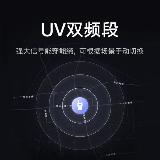 小米对讲机3 支持蓝牙耳机 高防护等级UV双段 车载户外自驾 适配小米SU7车机