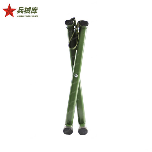 Armory webbing stool outdoor training portable stool bearing 600 Jin [Jin equals 0.5 kg] Military green thickening 30*25*30cm