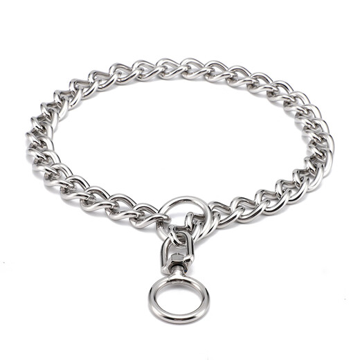 Wanle dog chain stainless steel P chain collar dog collar metal dog chain medium and large dog collar collar collar anti-bite