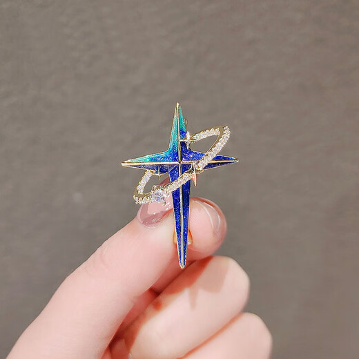 JACK VINEY星球宇宙胸针男女情侣款别针领针开衫西装四角星十字星星 A1421-1