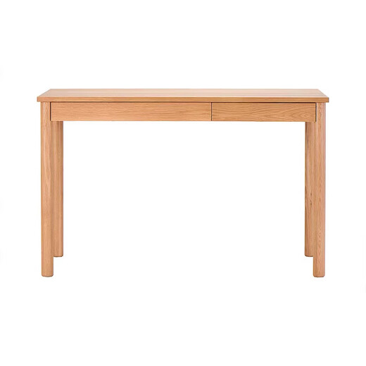 MUJI solid wood desk/(with drawer) table natural color width 120* length 60* height 75cm
