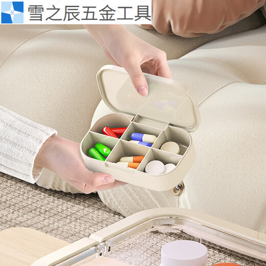 ABDT Medical Box Home Extra Large Capacity Medicine Storage Box Home Pack Emergency First Aid Box Multi-Layer Organizing Small Medicine Box Transparent Cover - Matcha Color - Large Size