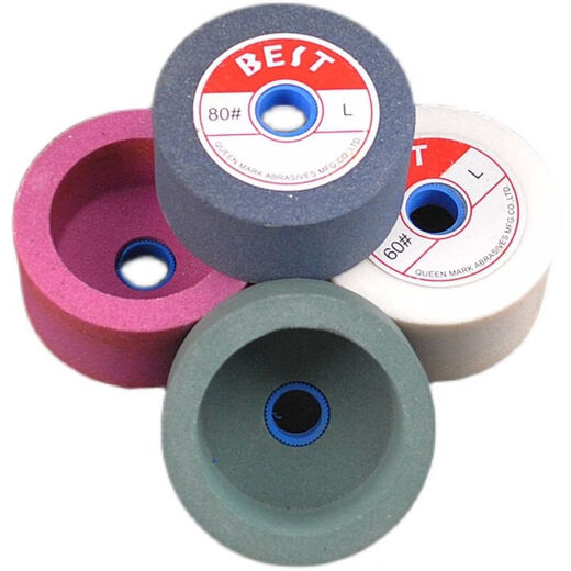 Corundum brun Corundum Chrome Corundum Green Silicon en carbure de carbure de roue de broyage roue universelle roue 100 tasse de broyage de roue en acier chromé 12023