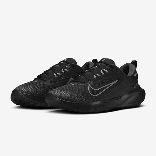 Nike (Nike) Chaussures masculines Été Nouvelles baskets Juniper Trail 2 Gore-Tex Tareshing Cross-Country Chaussures HM9734-001 Black / GTX Tabaginage imperméable 42