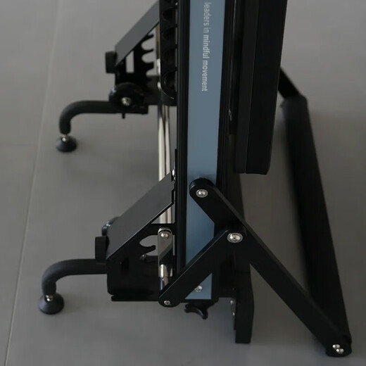 ELINA PILAES core bed large equipment IT small black bed aluminum alloy flat bed Zen soft yoga bed fitness training equipment (black leather) IT small black bed