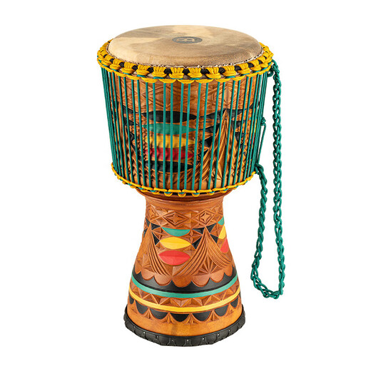 Meinl Afrikanische Drum Mail Standard Handtank Master Serie Vollhand geschnitztes Drum Original-Paket zum Töten von 12-Zoll-AE-DJTC2-ula