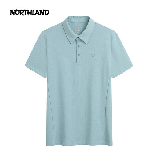 NoRTHLAND (NORTHLAND) NoRTHLAND Short-sleeved T-shirt for men 25 spring and summer new outdoor sports quick-drying breathable POLO shirt NTSFT5155S Stream Blue L (175)