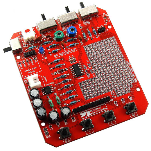 
DSO138mini digital oscilloscope DIY production electronic teaching competition training kit STM32 13807K-kit + shell + 118 small board