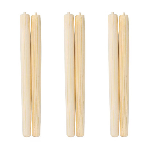 屋田一次性筷子头可换头拼接筷头餐厅可替换环保竹筷餐具通用7cm100双