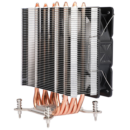 BUBALUS T61A 6 heat pipe CPU air-cooled radiator (ARGB fan/Intel multi-platform/PWM temperature control/12CM/silicone grease/lock type/support 1700)