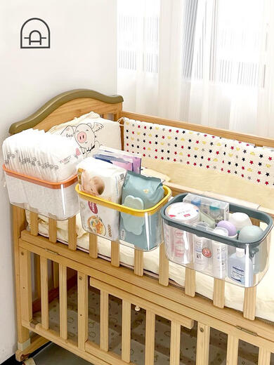 Panier de chevet Sac de rangement de chevet pour enfants Boîte de rangement de rangement de clôture bébé Boîte de rangement pour bébé