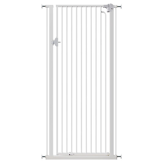 Cat fence, indoor anti-jump, anti-jailbreak, indoor anti-cat fence, cat cage, anti-jump, heightening isolation, installation width 154 to 159cm, 1.8m high middle part, unlocking, springing back and closing the door regularly