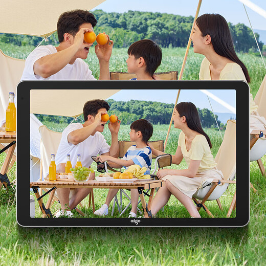 Marco de fotos digital inteligente Patriot DP15 plateado negro Marco de fotos digital wifi de 10,1 pulgadas Álbum de fotos electrónico HD pantalla táctil marco de fotos inteligente inalámbrico carga de batería de litio estándar + tarjeta de memoria 128G