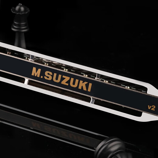 SUZUKI Suzuki 16-hole chromatic harmonica imported from Japan advanced adult professional performance grade SCX-64