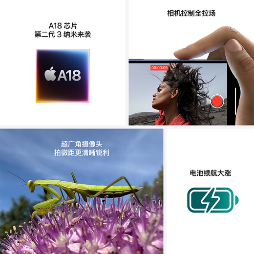 Apple/苹果 iPhone 16 Plus (A3291) 支持移动电信联通5G双卡双待手机 白色 256G 全国联保 白条24期分期