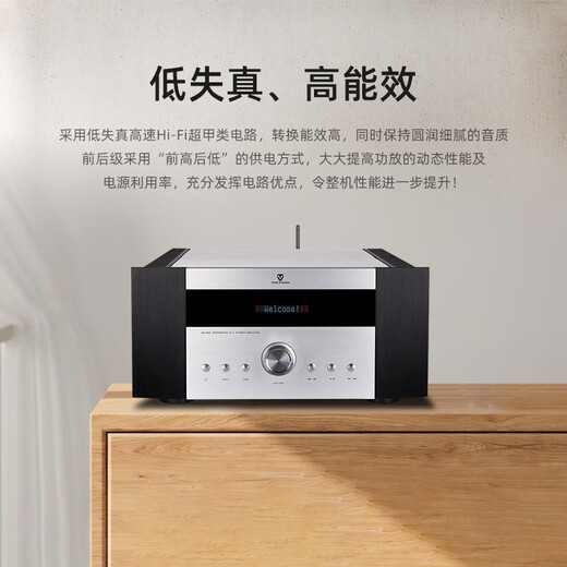 天逸（Winner）AD-99D多功能超甲类HIFI功放发烧级功放机大功率家用高保真合并式功放音响套装 AD-99D（JD物流直达）