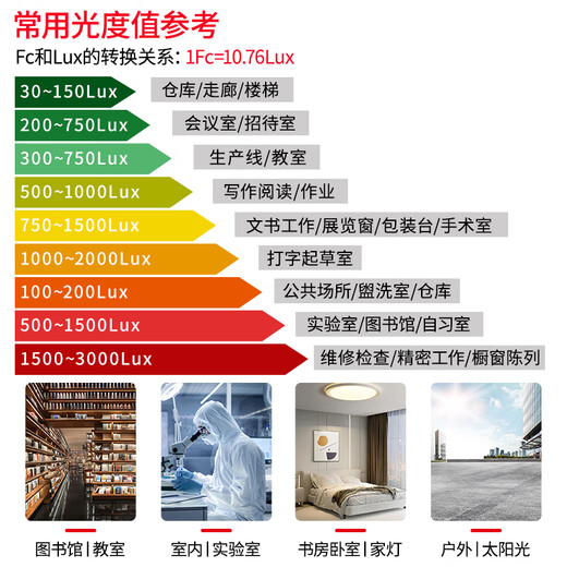 Delixi electrical illuminance meter light meter high-precision lumen tester luminance meter light meter light meter illuminance meter