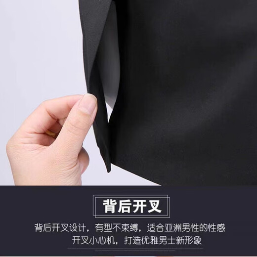 Kaduton Suit Suit Men's Business Slim Suit Men's Work Professional Formal Wear Men's Groomsmen Clothing Groom's Wedding Dress Gray Suit+Pants+Shirt+Leather Shoes L 105-115Jin Jin equals 0.5 kg + 6 gifts