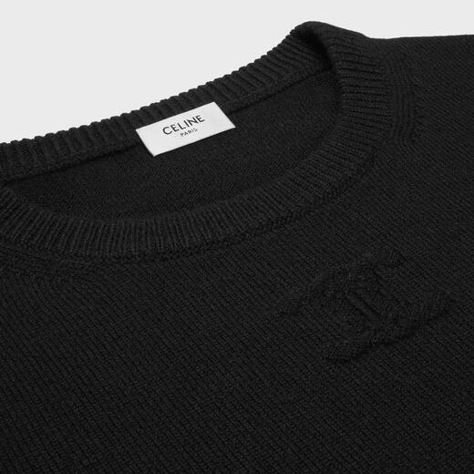 思琳（CELINE）女士黑色羊绒毛衣RY02N317V.38NO XS