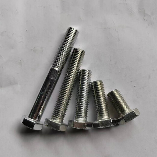 Yang Shengfu 4.8 pernos galvanizados de grado, pieza entera, pernos hexágono externos, tornillos de ajuste electroalvanizados, tornillos, suministro de fabricantes, consulta de gran cantidad